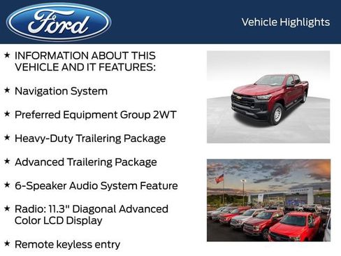 Used 2025 Chevrolet Colorado W/T w/ Advanced Trailering Package RWD image 4