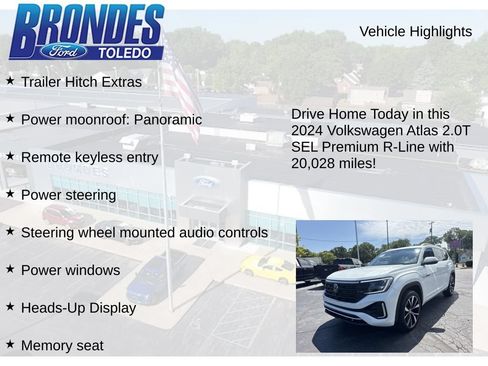 Used 2024 Volkswagen Atlas SEL Premium R-Line AWD/4WD image 5