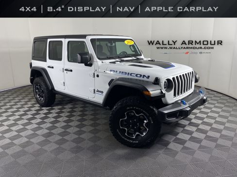 Used 2023 Jeep Wrangler Unlimited Rubicon 4xe w/ Cold Weather Group AWD/4WD image 1