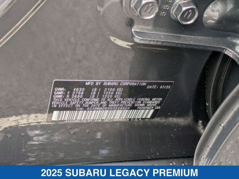 Certified 2025 Subaru Legacy Premium image 29