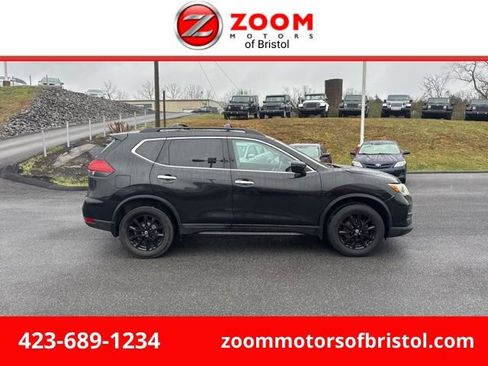 Used 2017 Nissan Rogue SV w/ Midnight Edition Package image 1