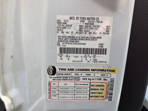 Used 2013 Ford F150 FX4 w/ Luxury Equipment Group AWD/4WD image 10