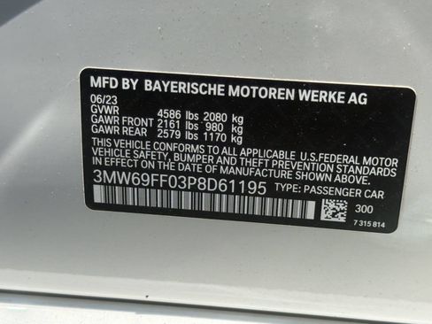 Certified 2023 BMW 330i Sedan w/ Driving Assistance Package RWD image 26