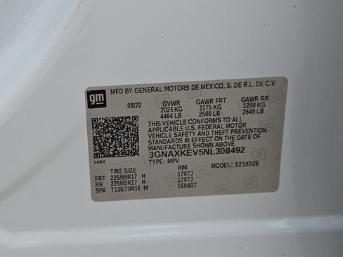 Used 2022 Chevrolet Equinox LT FWD image 39