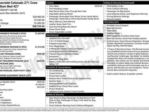 Used 2023 Chevrolet Colorado Z71 w/ Z71 Convenience Package 2 AWD/4WD image 20