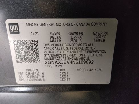 Used 2022 Chevrolet Equinox LT w/ Driver Convenience Package image 33