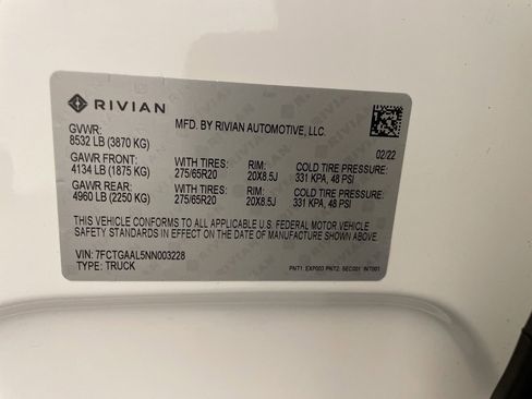 Used 2022 Rivian R1T Launch Edition image 25