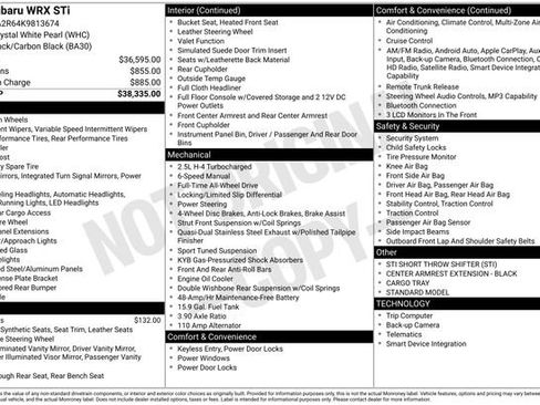 Used 2019 Subaru WRX STI image 4