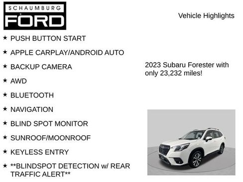 Used 2023 Subaru Forester Limited AWD/4WD image 7