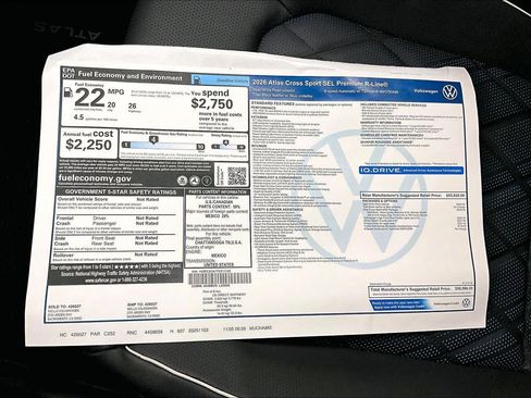 New 2026 Volkswagen Atlas Cross Sport SEL Premium R-Line image 37