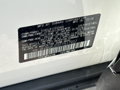 New 2026 Subaru Outback Touring XT AWD/4WD image 42