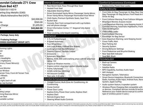Used 2025 Chevrolet Colorado Z71 AWD/4WD image 17