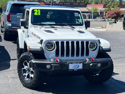 Used 2021 Jeep Wrangler Rubicon w/ LED Lighting Group AWD/4WD image 1