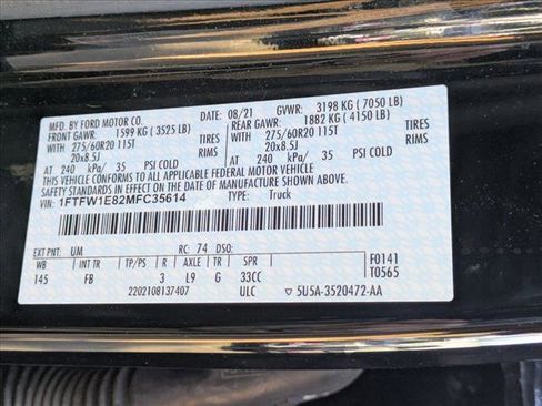 Used 2021 Ford F150 XLT w/ Equipment Group 302A High image 30