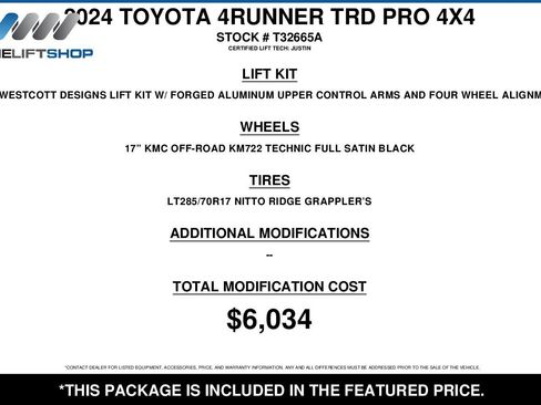 Used 2024 Toyota 4Runner TRD Pro AWD/4WD image 2