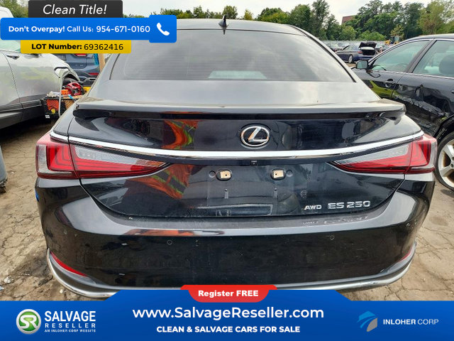 Used 2021 Lexus ES 250 w/ Premium Package AWD/4WD image 8