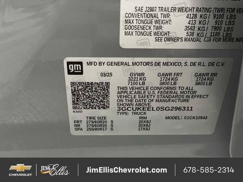 New 2025 Chevrolet Silverado 1500 RST AWD/4WD image 73