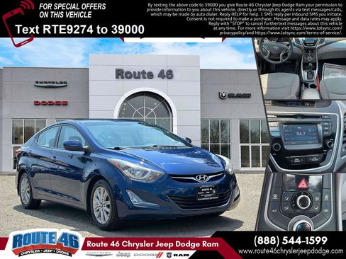 Used 2015 Hyundai Elantra SE w/ Option Group 02 FWD image 1