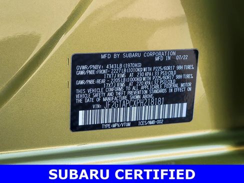Certified 2023 Subaru Crosstrek 2.0i Premium image 33