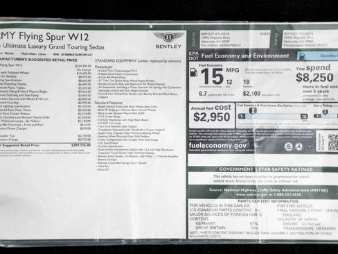 Used 2022 Bentley Flying Spur W12 AWD/4WD image 61