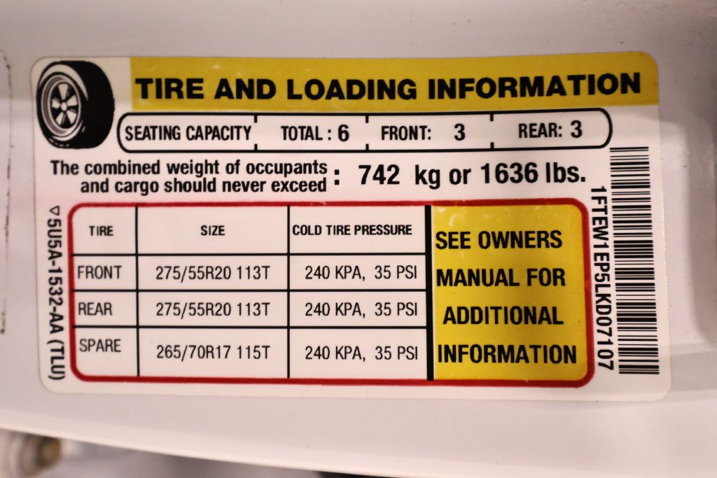Certified 2020 Ford F150 XL w/ Equipment Group 101A Mid AWD/4WD image 39