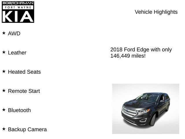 Used 2018 Ford Edge Titanium AWD/4WD image 7
