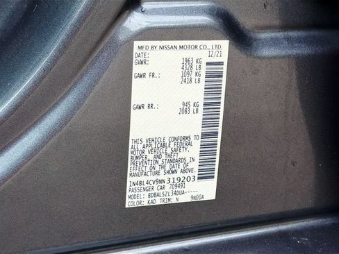 Used 2022 Nissan Altima 2.5 SR FWD image 38