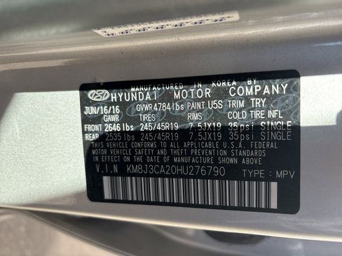 Used 2017 Hyundai Tucson Limited w/ Limited Ultimate Package 03 image 35