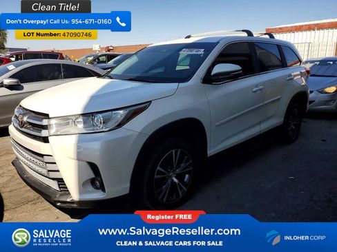Used 2019 Toyota Highlander LE w/ Carpet Mat Package (TMS) FWD image 1