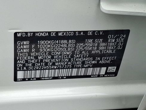 Certified 2024 Honda HR-V Sport image 27