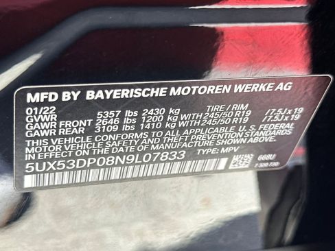 Certified 2022 BMW X3 xDrive30i w/ Premium Package 2 AWD/4WD image 40