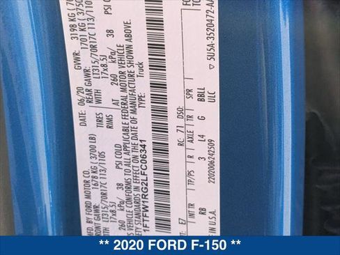 Used 2020 Ford F150 Raptor w/ Equipment Group 802A Luxury image 25