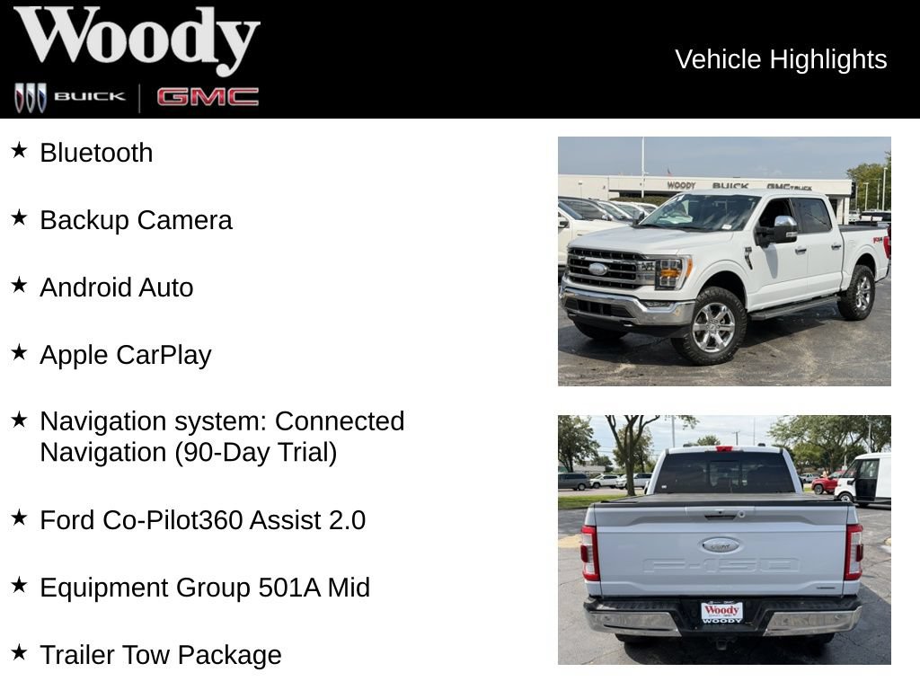 Used 2021 Ford F150 Lariat AWD/4WD image 3