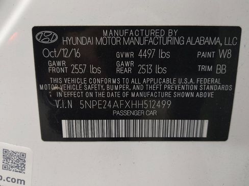 Used 2017 Hyundai Sonata SE image 33