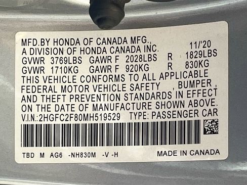 Used 2021 Honda Civic Sport image 29