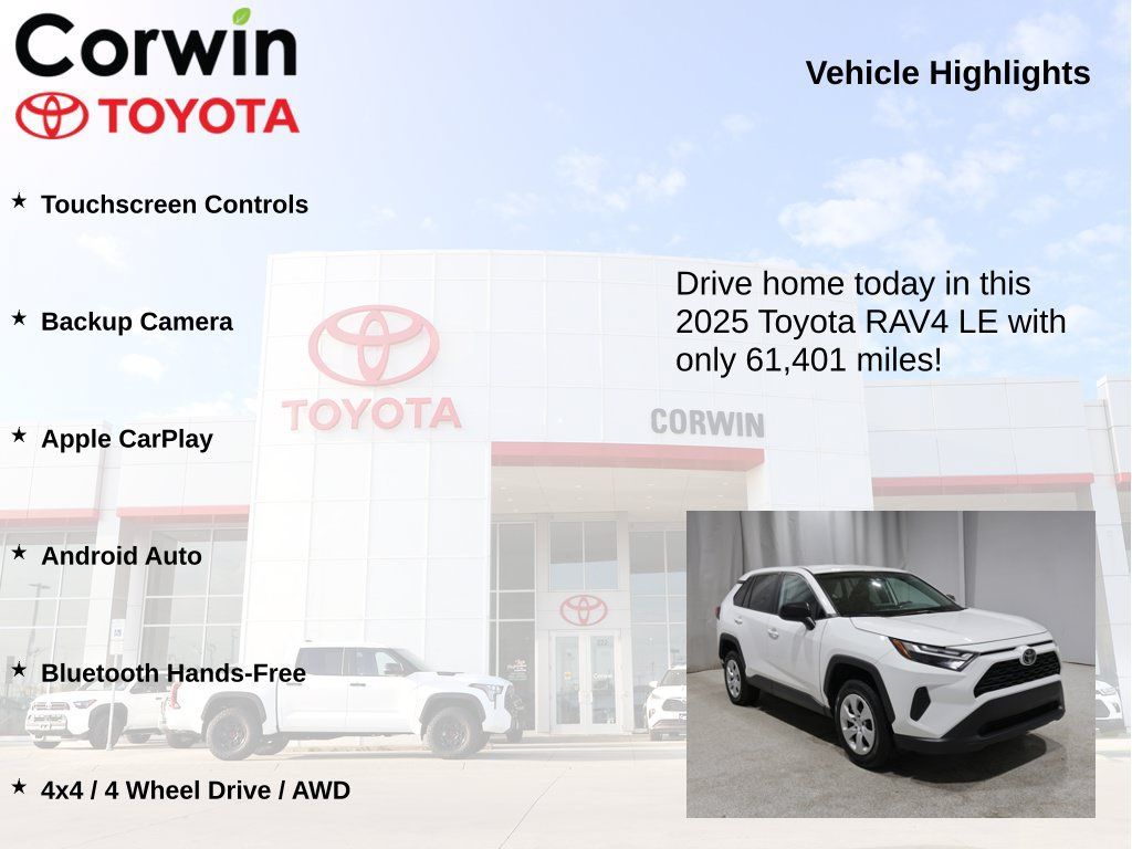 Used 2025 Toyota RAV4 LE AWD/4WD image 6