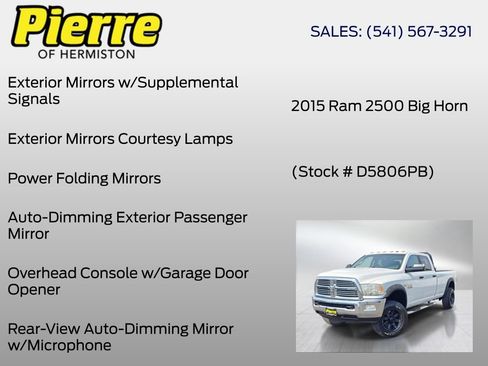 Used 2015 RAM 2500 SLT w/ Protection Group AWD/4WD image 24