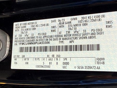 Certified 2023 Ford Escape ST-Line w/ Tech Pack #1 AWD/4WD image 30