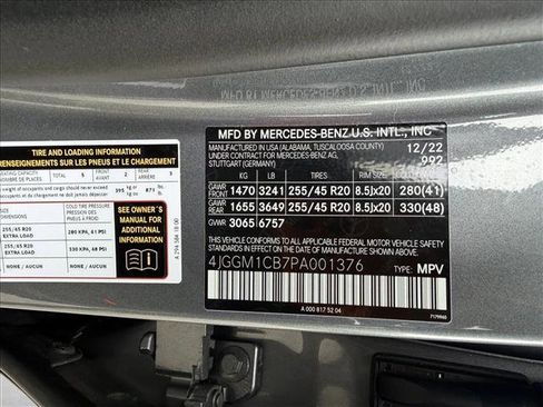 Certified 2023 Mercedes-Benz EQE 350+ 4MATIC SUV image 21