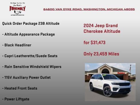 Used 2024 Jeep Grand Cherokee Altitude AWD/4WD image 5