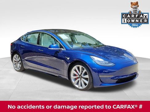 Used 2018 Tesla Model 3 Performance AWD/4WD image 1