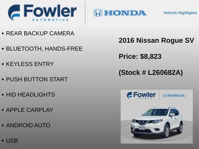 Used 2016 Nissan Rogue SV