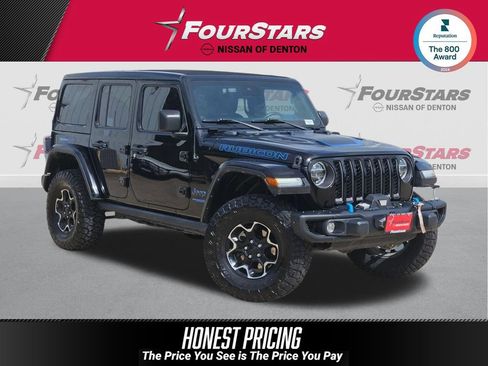 Used 2021 Jeep Wrangler Unlimited Rubicon 4xe w/ Steel Bumper Group AWD/4WD image 1