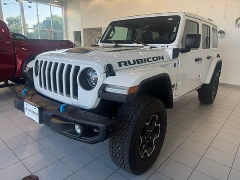 Used 2021 Jeep Wrangler Unlimited Rubicon 4xe w/ Steel Bumper Group AWD/4WD image 37