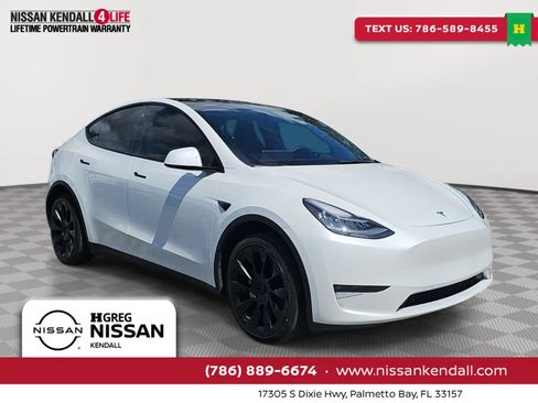 Used 2021 Tesla Model Y Long Range AWD/4WD image 1