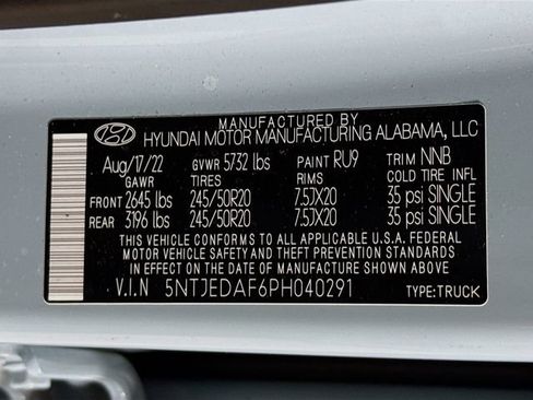 Used 2023 Hyundai Santa Cruz Limited AWD/4WD image 35