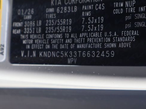 New 2026 Kia Carnival EX FWD image 36