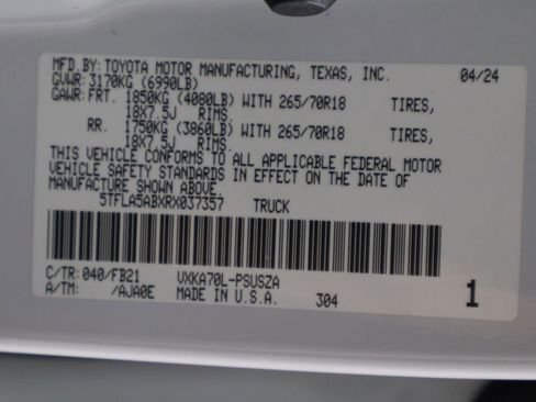 Used 2024 Toyota Tundra SR5 RWD image 34