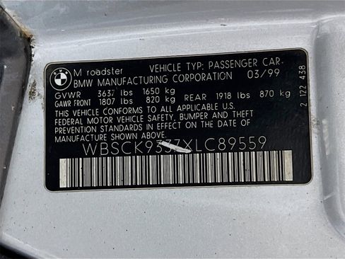 Used 1999 BMW M Roadster image 34