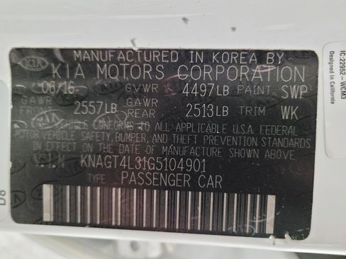 Used 2016 Kia Optima LX image 33